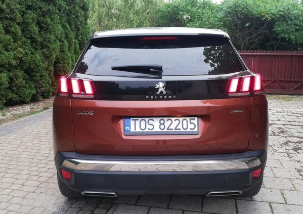 Peugeot 3008 cena 68000 przebieg: 121070, rok produkcji 2018 z Zawichost małe 742